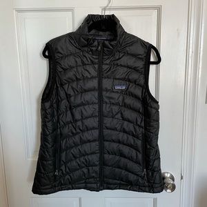 Patagonia Black Down Vest Womens L